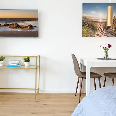 Haus Meeresstrand Beachbude شقة *